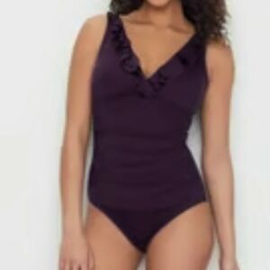 Ralph Lauren Deep Purple Swimsuit